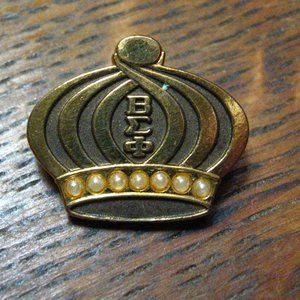 ΒΣΦ Beta Sigma Phi Vintage Lapel Pin